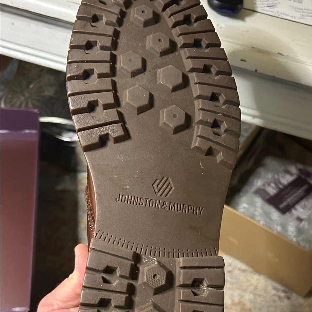 Johnson and MurphyBrown Chukka Boot w/ lug sole 12 - Picture 4 of 6